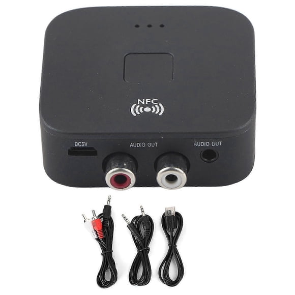 Bluetooth Rca Receiver 3.5mm Jack Aux Wireless Adapter Audio Receiver Tool For Tv Car
