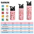 thumbnail image 5 of BJPKPK Insulated Water Bottle with Straw Lid, 18 oz Stainless Steel Metal Water Bottles, Reusable Leak Proof BPA Free Water Bottles, Cups, Thermos, Passionate-Pink, 5 of 6
