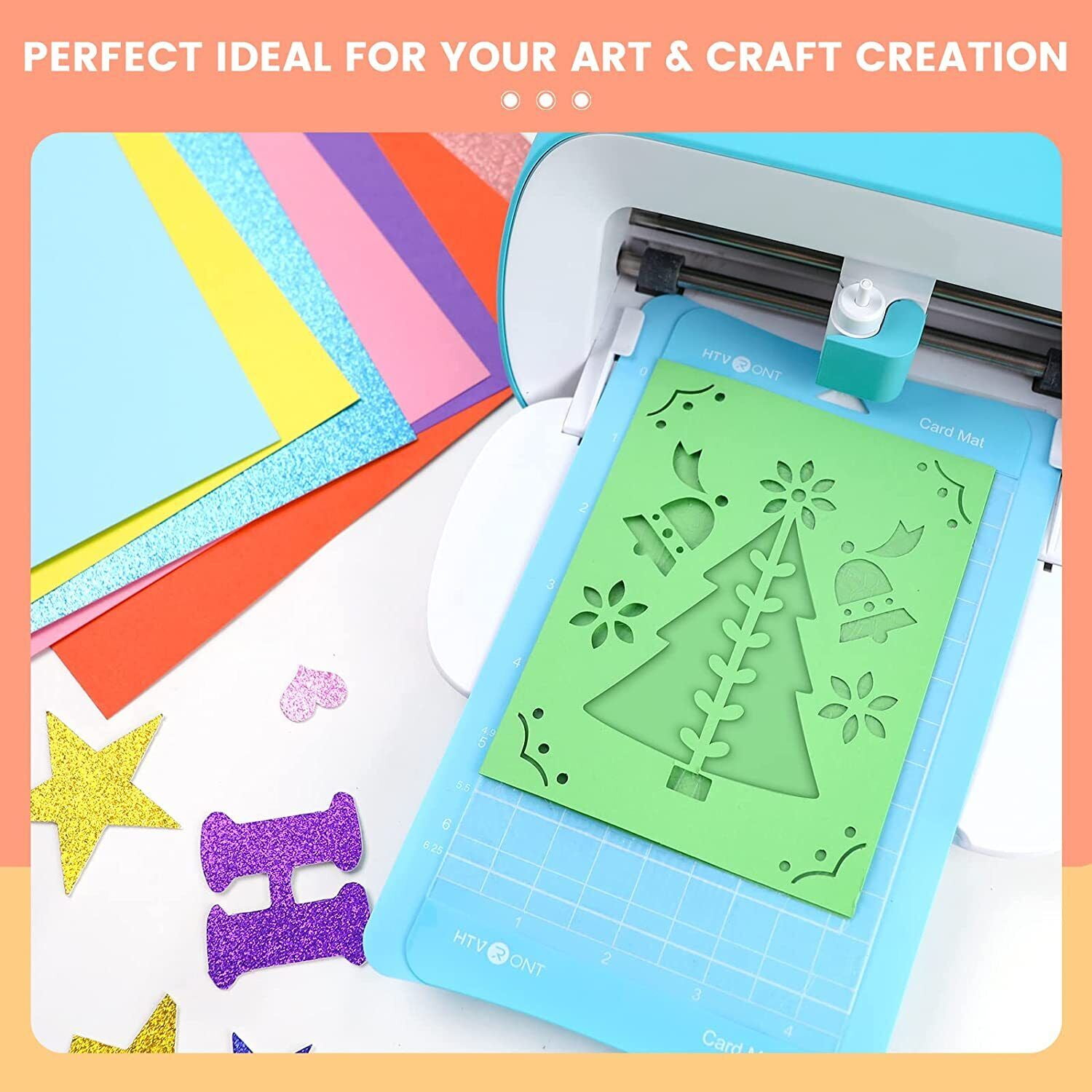 300gsm Glitter Cardstock Paper Colored Scrapbooking 8.5 x 11in Art DIY  Craft