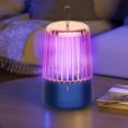 thumbnail image 4 of USB Mosquito Killer Light 5V 5W Bug Zapper portátil 1200mAh con gancho (azul) Ehuebsd Para estrenar, 4 of 9