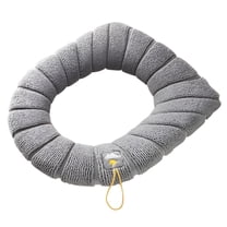 LAMIRO Toilet Seat Cushion,Upgrade Waterproof Toilet Top Seat Cushion Universal Comfortable Waterproof Toilet Seat Cushion,Thick Foam Bathroom EVA Toilet Seat Pad for All Seasons (Blue,1Pcs)