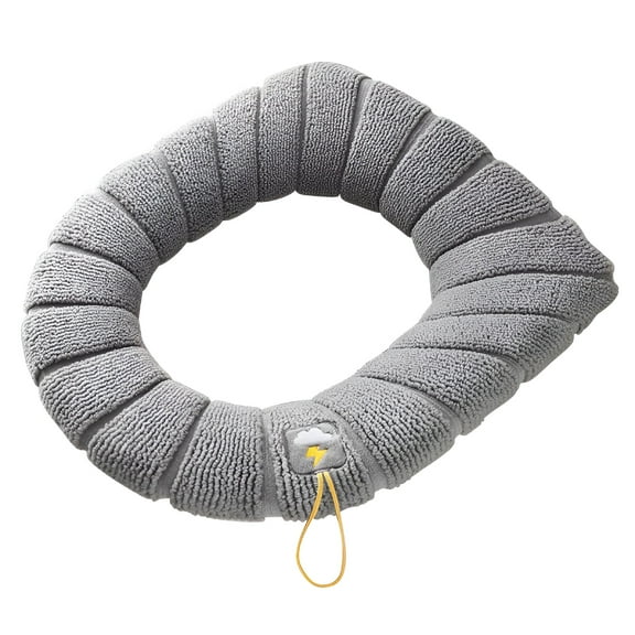 LAMIRO Toilet Seat Cushion,Upgrade Waterproof Toilet Top Seat Cushion Universal Comfortable Waterproof Toilet Seat Cushion,Thick Foam Bathroom EVA Toilet Seat Pad for All Seasons (Blue,1Pcs)