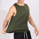 thumbnail image 4 of pstuiky Camiseta sin mangas para hombre, Blusa deportiva sin mangas con cuello redondo y estampado liso informal para hombre Chaleco de hombre l, 4 of 6