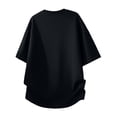 thumbnail image 6 of Timoontee Men's Solid Color Short Sleeve Round Neck Casual Fashion T-Shirt Black M, 6 of 7