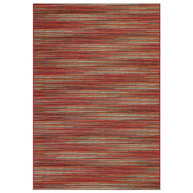 Transocean MNA45805217 Tapis Intérieur & Extérieur à Rayures Liora Manne Marina, Safran - 39 x 59 Po.