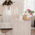 thumbnail image 6 of Flower Girl Basket with Pearl Handle Wedding Flower Basket Cute Rattan Wicker Basket with White Ribbon Wicker Storage Basket Decorative Baskets for Home Decor, 6 of 8