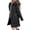 Black, variant on Augper Women's Thicken Winter Hooded Coat Fleece Lined Parka Long Puffer Jacket with Pockets