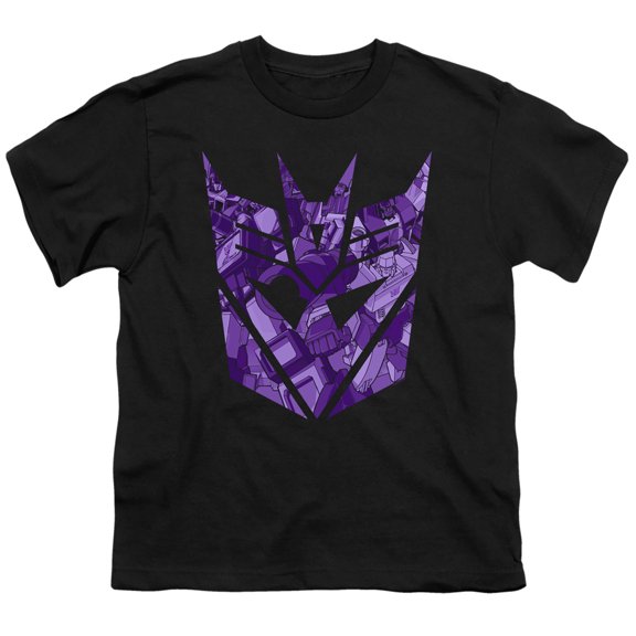 Transformers - Tonal Decepticon - Youth Short Sleeve Shirt - X-Large
