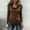 *B-Brown, variant on ClodeEU Women's Long Sleeve Cowl Neck Ribbed Knit Fall Sweater ,Slim Fit Ruched Going Out Tops Fashions T-Shirts B-Green,Womens Plus M