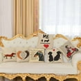 Satin Pillowcase for Hair And Skin Hand Painted Sausage Dog Animal