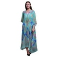 thumbnail image 1 of Phagun Caftan Damassé pour Femmes, Tenue d'Intérieur de Vacances, Robe Maxi, Couvre-Maillot de Plage-S-M-L, 1 of 4