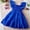 Blue, variant on Dress for Girls Summer Birthday Dress Kids Easter Dresses for Toddler Girls 3T