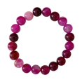 thumbnail image 2 of de elegante redonda, 10 pulseras de joyería clásicas unisex románticas cadena para regalos compromiso San Valentín mujeres dama rojo Yinane Pulsera de cuentas, 2 of 8