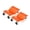 Orange | 2-pack, variant on Heavy Duty Car Wheel Dollies,Set of 2 or 4 with Brakes,1500 Lbs Per Dolly,Heavy-Duty Vehicle Dolly, Moving Cars, Trucks, Trailers, Motorcycles, and Boats