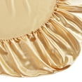 thumbnail image 4 of Extra Soft Satin Silky Fitted Sheet Deep Pocket Bottom Sheet 1000 Thread Count, 4 of 16