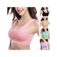 thumbnail image 3 of Women's Lace Anti Emptied Yoga Bra Seamless Underwear Ladies Running Fitness Sports Wire Free Bra, 3 of 4