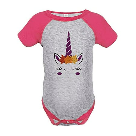 

7 ate 9 Apparel Girl s Fall Unicorn Pink Onepiece Newborn