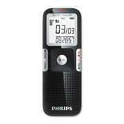 Philips Voice Tracer 2GB Digital Voice Recorder with LCD Display, Black, LFH0642