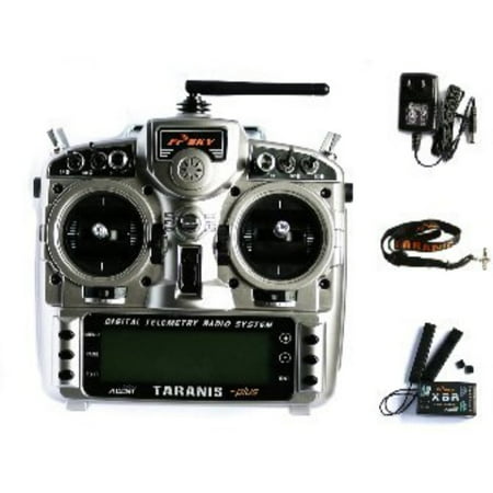 FrSky Taranis X9D Plus Transmitter and X8R Receiver with Mode2 & Aluminum Case for FPV