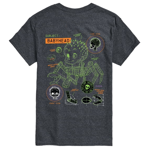 Toy Story - Babyhead Blue Print - Men's Short Sleeve Graphic T-Shirt