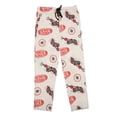 thumbnail image 5 of National Hot Rod Association Cars & Logo All-Over Print Men’s White Sleep Pajama Pants
 -Small, 5 of 6