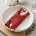 thumbnail image 4 of Unique Bargains 6Pcs Cotton Reusable Events Cloth Napkins Red 17x17inch, 4 of 6