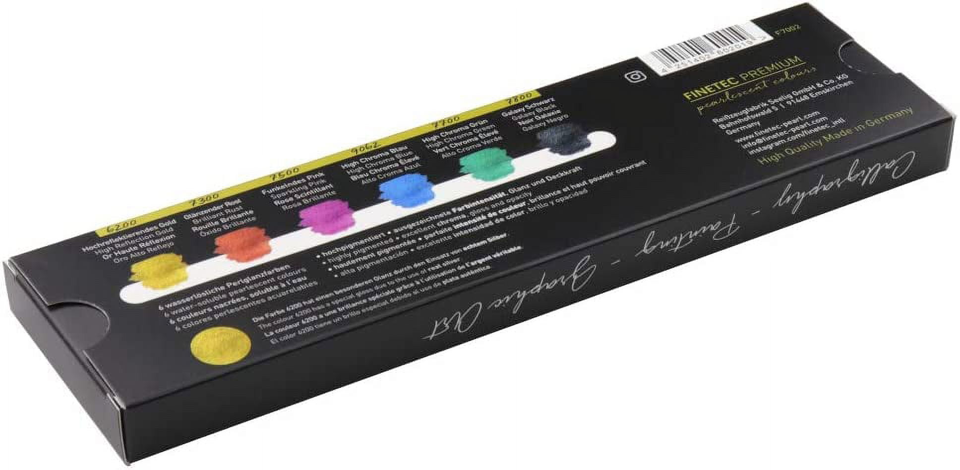 Finetec Premium Watercolor Pans Set - Set of 6, High Chroma