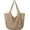 A Large 1 Khaki, variant on Crochet Bags for Women - Large Tote Aesthetic Handbag Shoulder Hippie Knit Bag