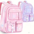 thumbnail image 4 of 1pc Creative Backpack By Way Of Opening Refrigerator, Cute Sweet Student Backpack, Fashion Gradient Color Backpack, Primary School Students Backpack, Girls Princess Backpack, 4 of 5
