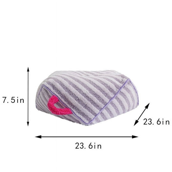 Zeze Striped Pet Bed For Dog & Cat, Cat Kennel Dog Bed For Winter All Seasons, Cat Cushion