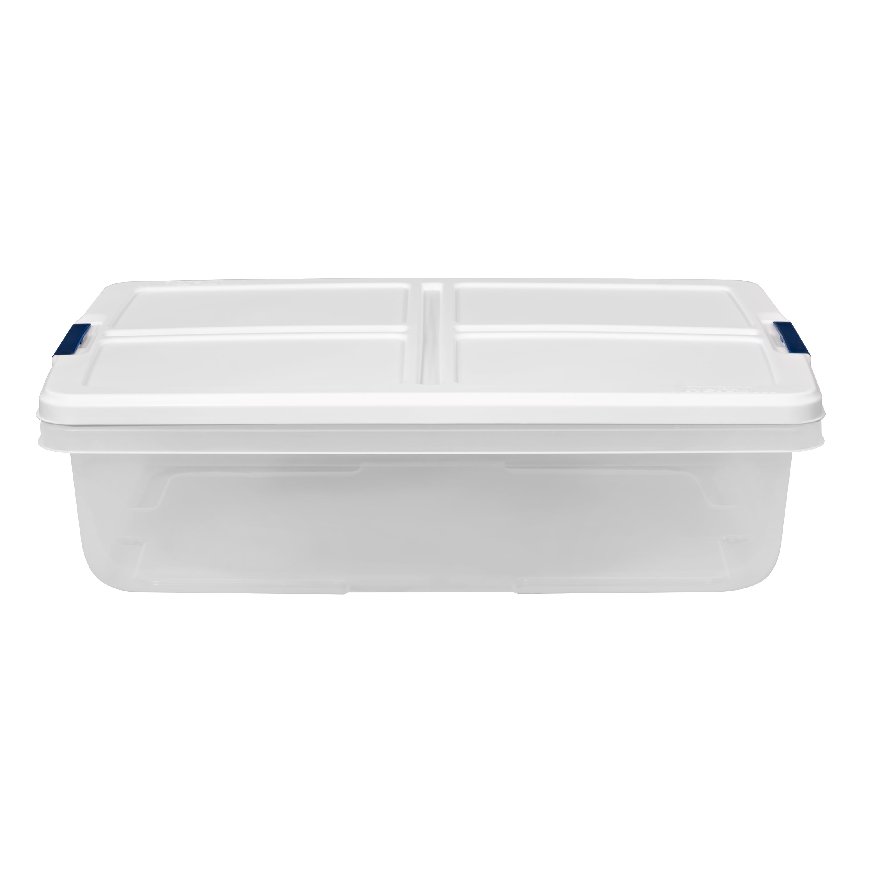 Lid Lowes Clear Storage Totes Tough Box 40 Gallon Clear Mobile