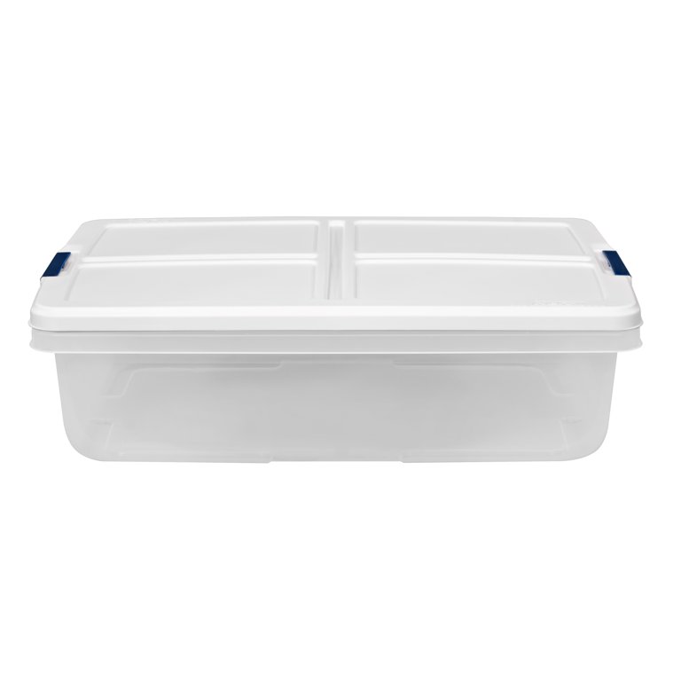 Mr. Lid Premium Attached Storage Containers | Permanently Attached Plastic  Lid
