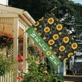 thumbnail image 3 of Spring Summer Sunflower Garden Flag 28x40 Inch Double Side for Outdoor Courtyard Garden Decor Flowers Welcome Holiday Flag for Outside Decoration, 3 of 6