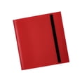 thumbnail image 2 of Carpeta de tarjetas 12 bolsillos Carpeta de tarjetas deportivas Diseño de correa 480 tarjetas Álbum de colección de tarjetas de doble protección para Rojo, 2 of 8