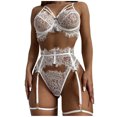 thumbnail image 1 of Body de mujer, conjunto Sexy de lencería, Tanga, ropa de dormir, sujetador de encaje, conjunto de bragas, cinturones de liga, ropa interior, conjunto de bragas Fridja nalpqowj41252, 1 of 9