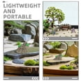 thumbnail image 3 of COMPUKAS Mini Resin Rockery Model 8Pcs for Outdoor Users Tiny Landscape Decoration, 3 of 8