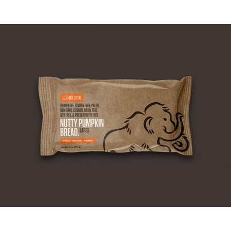 Kosher Bread - Base Culture Nutty Pumpkin Bread, Paleo, Gluten Free, Non GMO 6 Pack