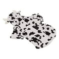Dog Clothes Black White Cow Pattern Loose Neckline Comfortable Wearing