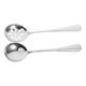 thumbnail image 5 of BRIGHTFUFU 2 cucharones de acero inoxidable para sopa y pasta, cucharas gruesas de mango largo con agujeros para escurrir cucharas ranuradas para servir, 5 of 8