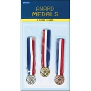 Award Metals 3/Pkg-Bronze, Silver & Gold