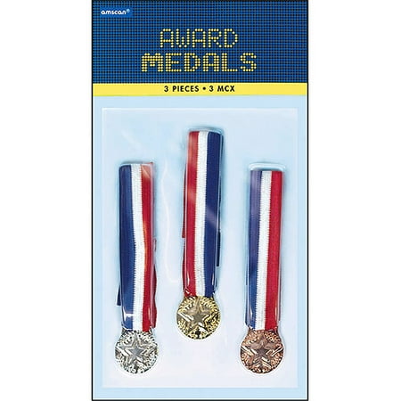 Award Metals 3/Pkg-Bronze, Silver & Gold