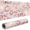 thumbnail image 2 of Rose Gold Leopard Texture Desk Mat, Desk Accessory, Cute Workspace, Trendy Workspace, Trendy, 35.4x15.7in Large Gaming Mouse Pad, Cute Desk Topper, Pretty Desk Pad, 2 of 6