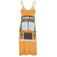 thumbnail image 6 of Funny School Bus Dress Up Truck school bus driver Costume Sleeveless Dress evening dresses ladies, 6 of 6