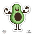 thumbnail image 1 of Avocado Muscles Strong Healthy Eating - 12" Vinyl Sticker Waterproof Decal, 1 of 1
