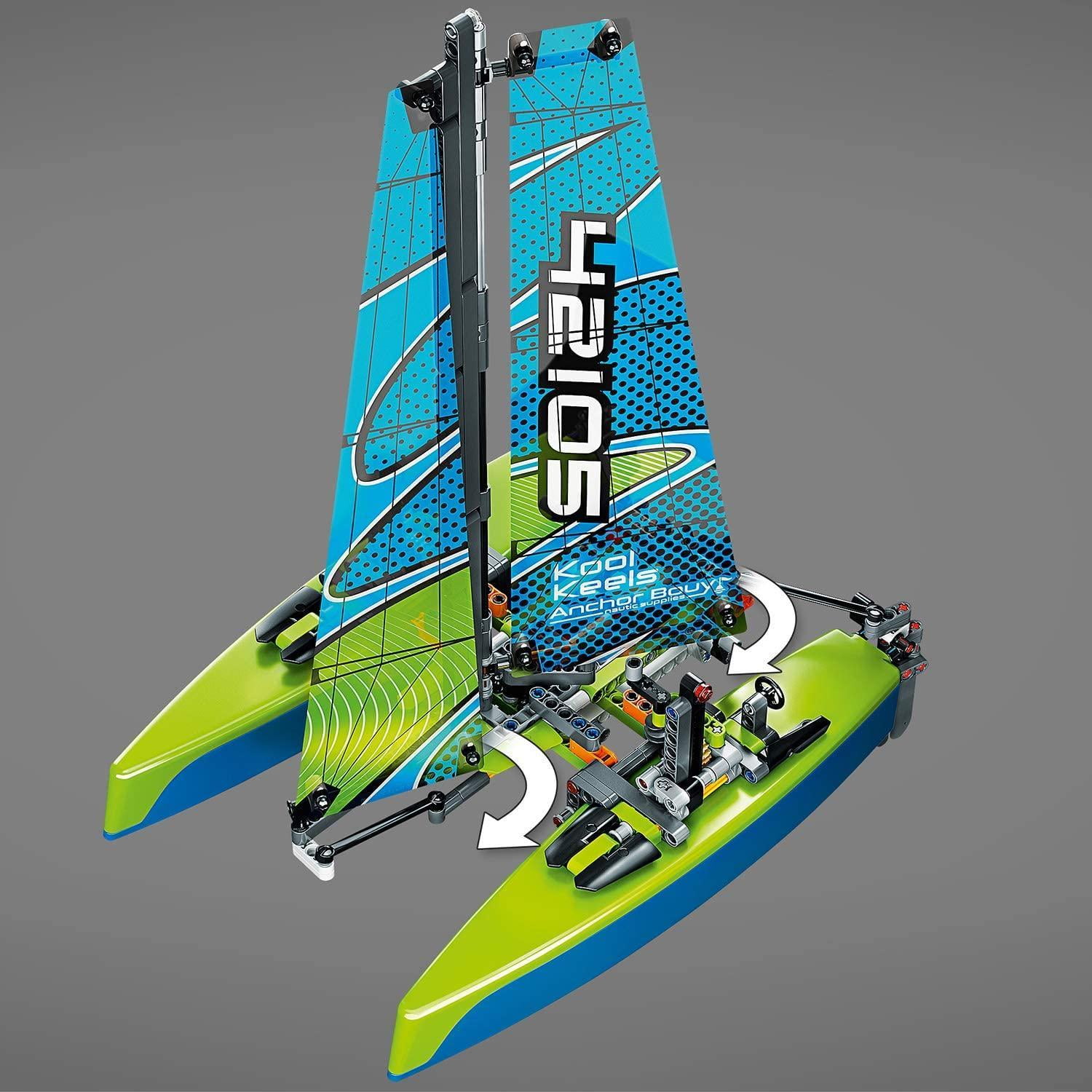 LEGO Technic Catamaran 42105 Modele Kit de Construction de Voilier Nouveau 2020 404 Pieces Walmart