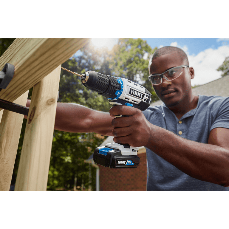 HART 20-Volt Cordless 4-Tool Combo Kit (2) 1.5Ah Lithium-Ion Batteries and 16-inch Storage Bag HART 20-Volt Cordless 4-Tool Combo Kit (2) 1.5Ah Lithium-Ion Batteries and 16-inch Storage Bag