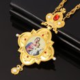 thumbnail image 5 of Collar con colgante de icono de la Virgen María, Color dorado de alta calidad, estilo religioso, con caja, 5 of 5