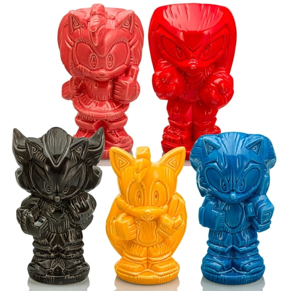 Set de tazas Beeline Creative Geeki Tikis Sonic The Hedgehog x5