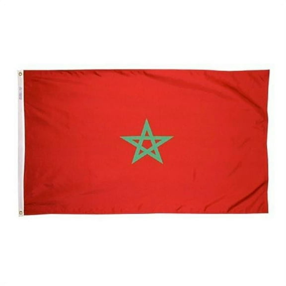 Annin Flagmakers 195845 2 ft. X 3 ft. Nyl-Glo Morocco Flag