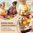 thumbnail image 3 of Juego de comida de madera Lehoo Castle con 23 accesorios de 3 a 5 años, 3 of 6